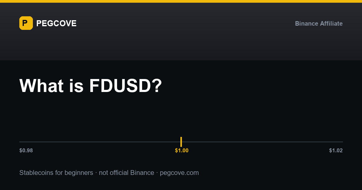 FDUSD stablecoin next to Binance zero-fee trading pairs
