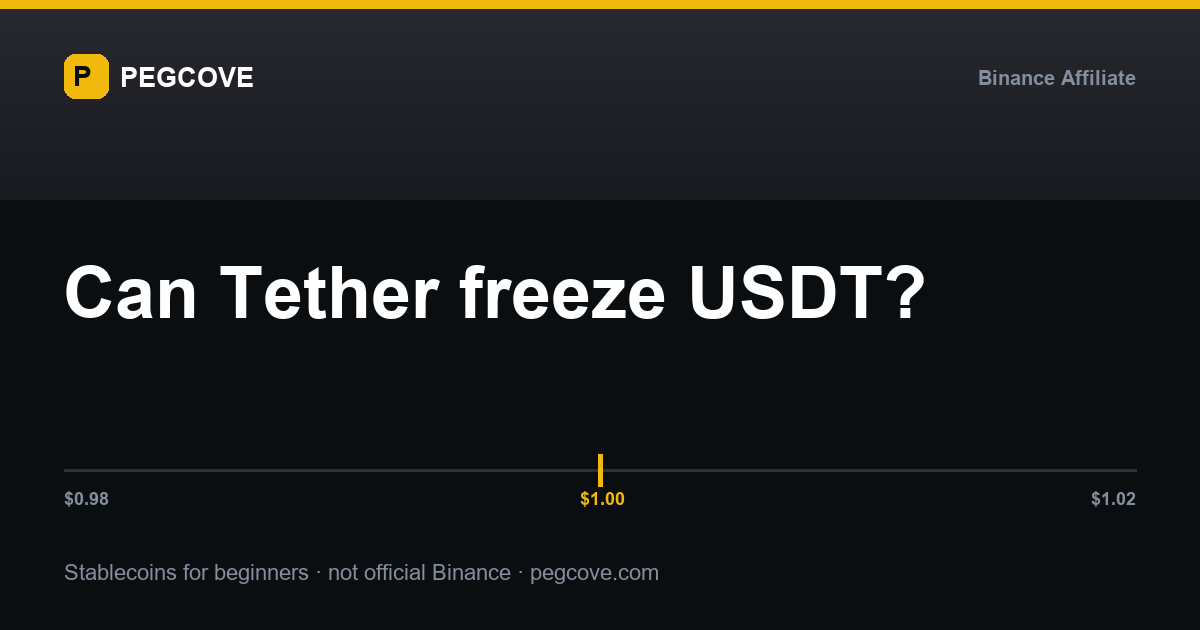 Can Tether freeze your USDT: how the on-chain blacklist works, cover illustration